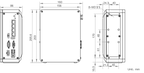 MV-VC2100-128G40-NN dimensions (mm)
