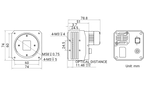 MV-CH250-90TM-M58S-NF V2 dimensions (mm)