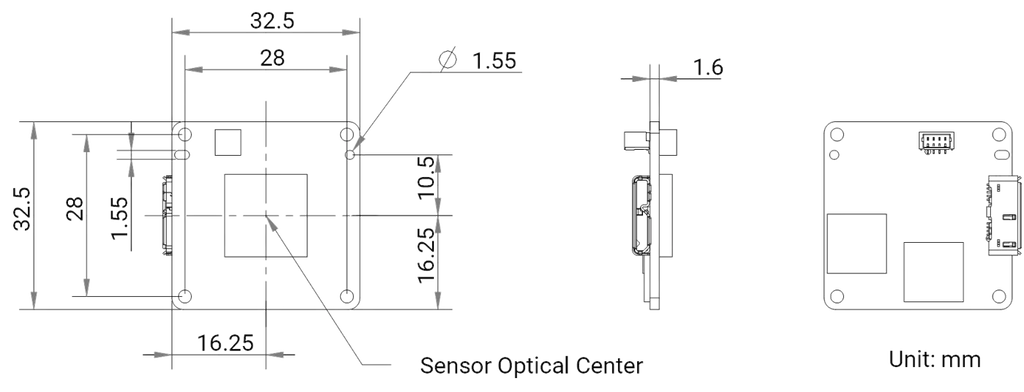 MV-CB016-10UM-B dimensions (mm)