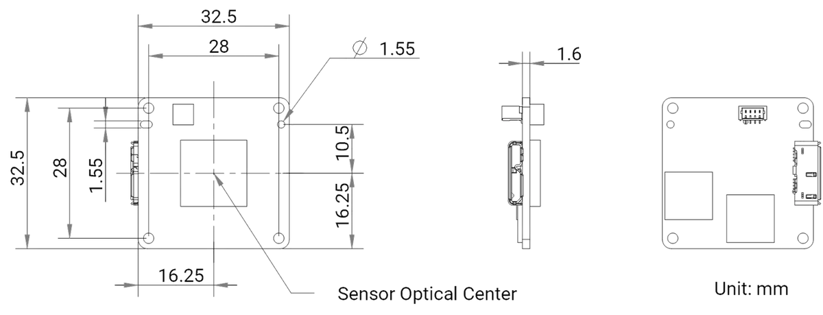 MV-CB016-10UM-B dimensions (mm)