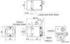 MV-CH050-60UM dimensions (mm)