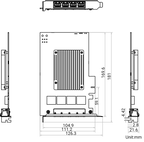 MV-GE1100 dimensions (mm)