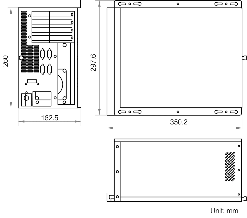 MV-IPC-H397H-16G-256G-241 dimensions (mm)