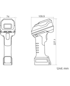 MV-IDH9000B/13DP/04RP/LS dimensions (mm)