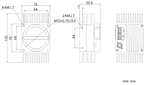 MV-CL083-B0F2C dimensions (mm)