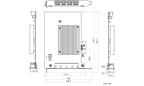 MV-GE4004 dimensions (mm)