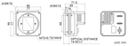 MV-CH1010-10CM-M72-TF dimensions (mm)