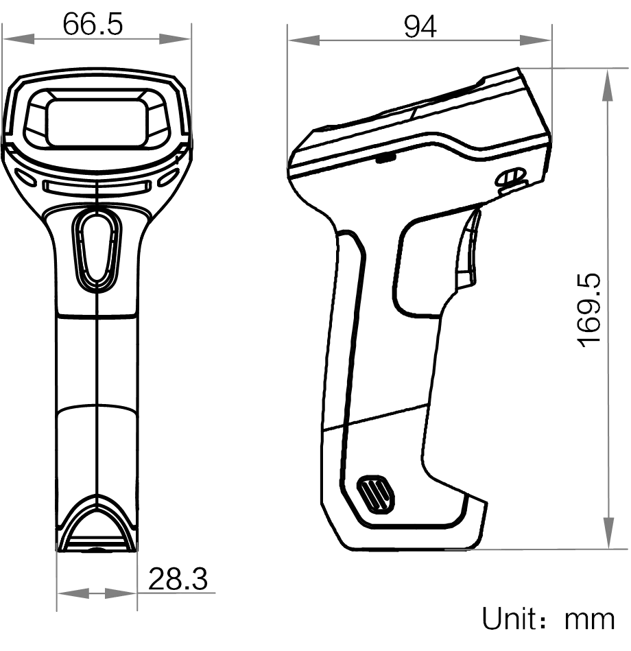 MV-ORH330-RF/UC dimensions (mm)