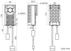 MV-ID6200EM-LS dimensions (mm)