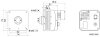 MV-CH250-90TM-C-NF dimensions (mm)