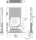 MV-GT1004 dimensions (mm)