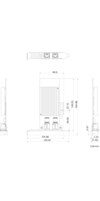 MV-GT2102 dimensions (mm)