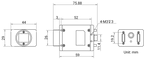 MV-CH040-A0CM dimensions (mm)