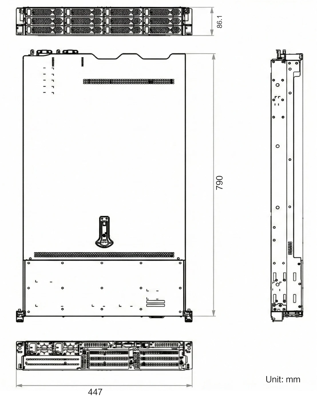 MV-TS1008-512GR-960G20TR10 dimensions (mm)