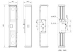 MV-DLS600P dimensions (mm)