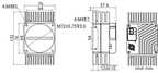 MV-CL082-91F1M(2.0) dimensions (mm)