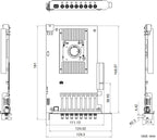 MV-GX1008 dimensions (mm)