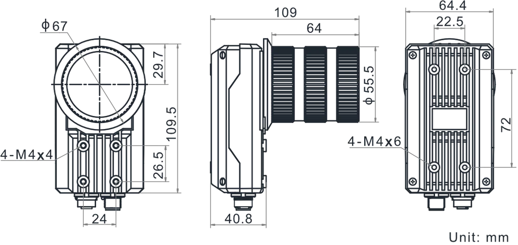 MV-ID5120M-00C-NNN dimensions (mm)