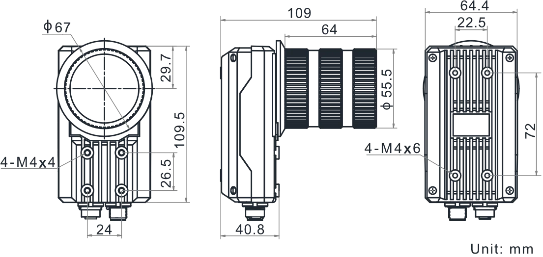 MV-ID5120M-00C-NNN dimensions (mm)