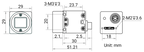 MV-CU050-60UM dimensions (mm)