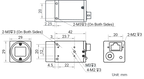 MV-CS050-90GM dimensions (mm)