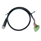 Hikrobot MV-IDA-P-M12A17pF-Open-ST-0.5m Standard 17-pin power cable, 17-pin circular connector to open-end cable, 0.5 m, Static applications