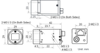 MV-CS050-80GM dimensions (mm)