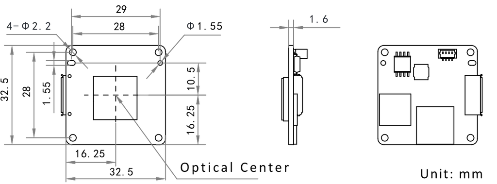 MV-CB013-A0UM-S dimensions (mm)