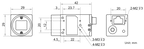 MV-CA050-12GC dimensions (mm)