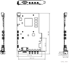 MV-GX1104 dimensions (mm)