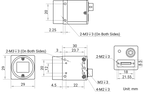 MV-CS050-80UM dimensions (mm)