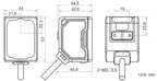 MV-SC3013XC-05M-MED dimensions (mm)