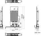 MV-GT2002 dimensions (mm)