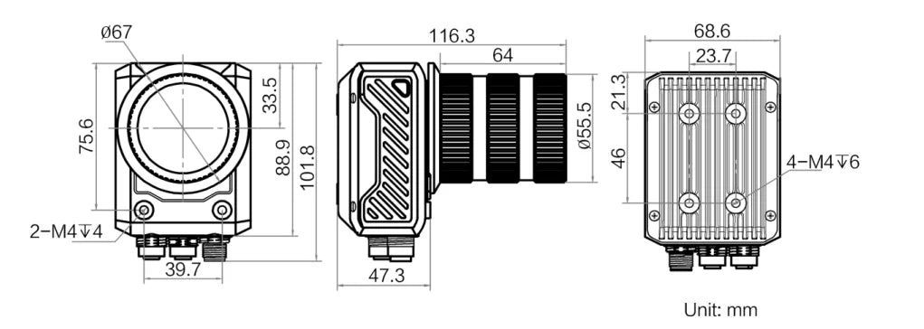 HIK-YJ6001-C12 dimensions (mm)