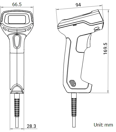 MV-IDH2000/03SR/03WN/U dimensions (mm)