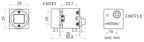 MV-CU013-80UM dimensions (mm)