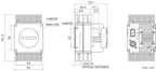 MV-CL042-91FM dimensions (mm)