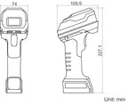 MV-IDH9000/13DP/04RP/U dimensions (mm)