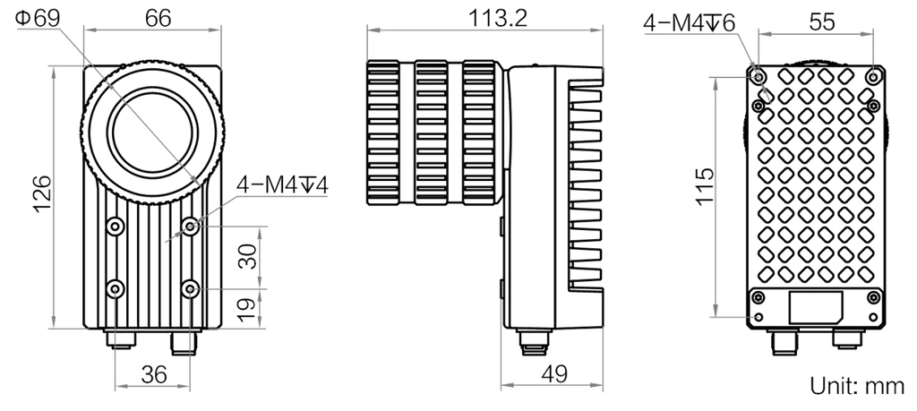 MV-ID6200PM-00C-NNG dimensions (mm)