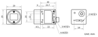 MV-CA004-10UM dimensions (mm)