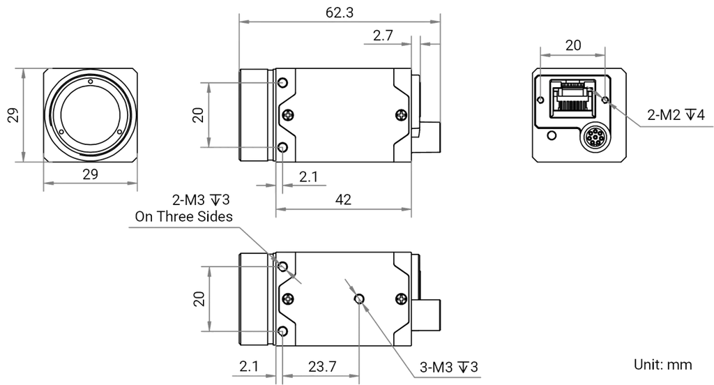 MV-CT0MG0089/G/NN/NN dimensions (mm)