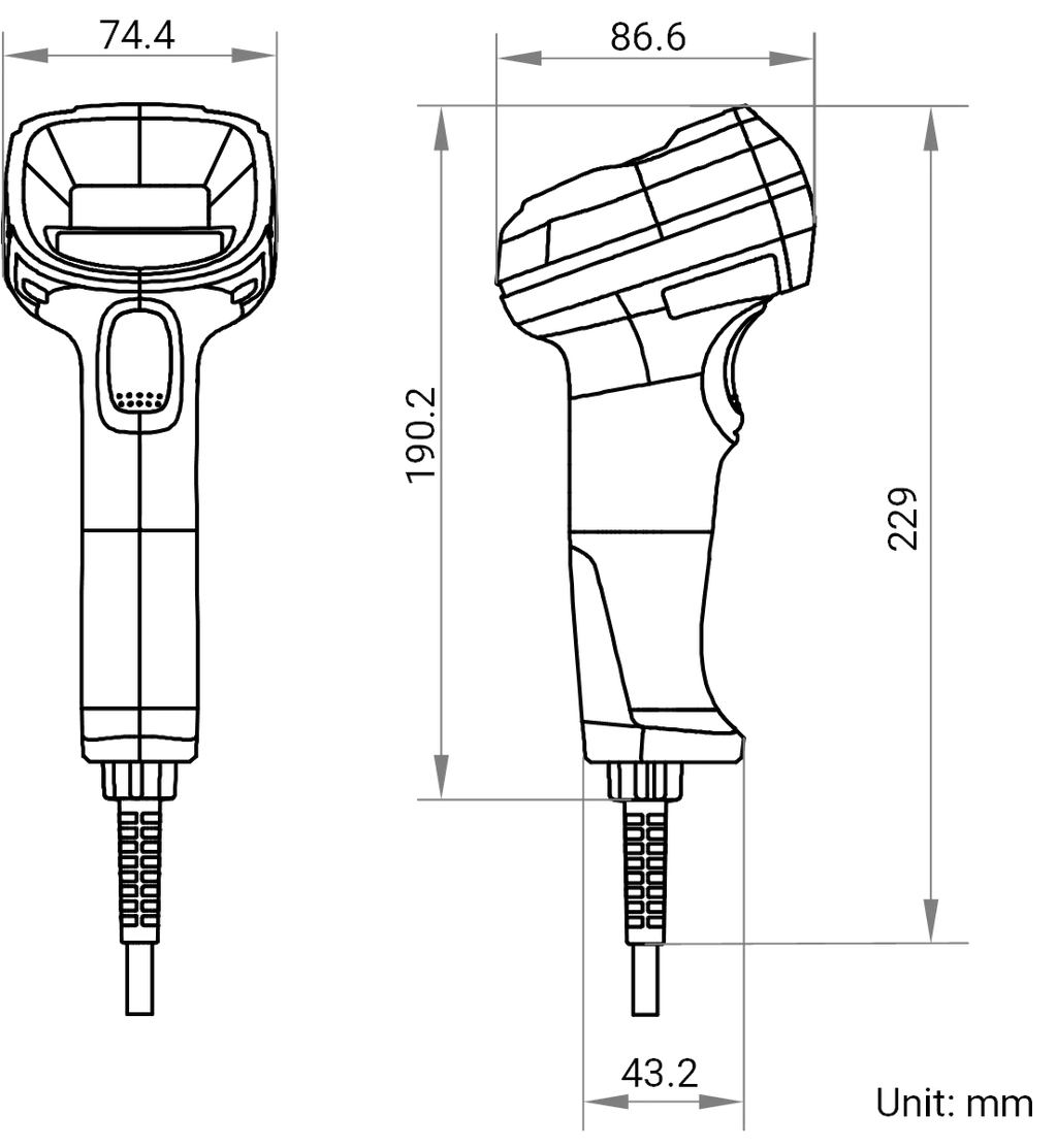 MV-IDH3000/13SR/05RN/U dimensions (mm)