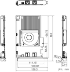 MV-GT1102P dimensions (mm)