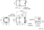 MV-CS120-10UM dimensions (mm)