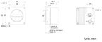 MV-CL044-91NM dimensions (mm)