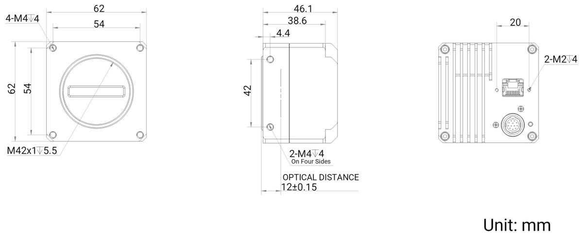 MV-CL044-91NM dimensions (mm)
