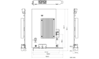 MV-GE4002 dimensions (mm)