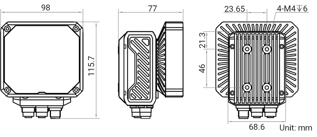 MV-SC6016M-12M-XBN dimensions (mm)