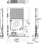 MV-GT1002 dimensions (mm)