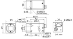 MV-CS050-60GM dimensions (mm)
